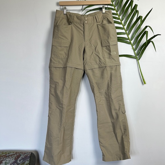The North Face Pants - The North Face Tan Zip Up Cargo Pants 100% Nylon
